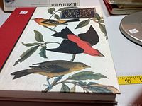 Cover of National Audubon Society Life List Journal hardcover book with illustrated birds on branch