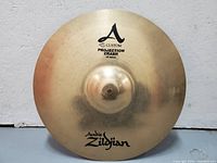 Front view showing Zildjian logo and A Custom Projection Crash marking