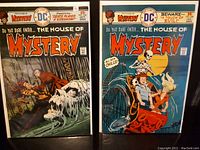 Front covers of two DC House of Mystery comics, issue #236 and #238 side by side