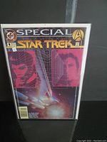 Full front cover of Star Trek Special #1 comic showing characters and spaceship graphics.