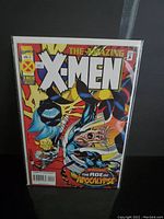 Front cover of The Amazing X-Men issue #2 comic book in protective sleeve showing title and cover art.