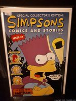 Front cover of The Simpsons comic featuring Bartman, with subtitle 'Special Collector's Edition' and issue number 1. Price marked $2.95.