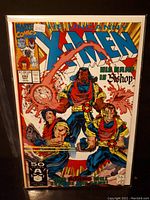 Front cover of The Uncanny X-Men comic book issue 282 showing main characters and title.