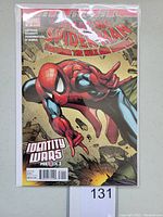 Front cover photo of The Amazing Spider-Man Annual #38 comic book featuring Spider-Man swinging and text mentioning The Hulk and Deadpool.
