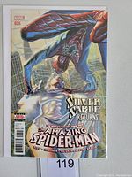 Cover view of Marvel The Amazing Spider-Man issue 26 comic book featuring Spider-Man and Silver Sable