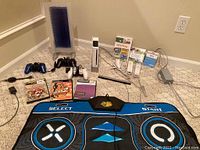 Overview of all items laid out