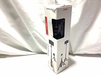 Joby TelePod Mobile Tripod retail packaging box showing the tripod inside with visible brand and model.