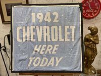 Full banner laid flat showing complete text and design