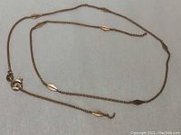 Full chain photo showing the whole length and clasp.