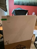 Six white foam boards in a box with an Elmer's logo visible on packaging.