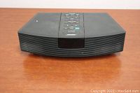 Front view of the Bose Wave Radio showing shape and general condition.