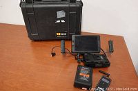 Monitor rig with case, scanner, battery and cable