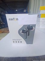 Front view of boxed EarFun Air Pro 2 active wireless earbuds
