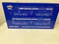 Blue USA Trains box showing line drawing of ALCO PA-B and SP lettering