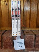 Three DVD sets from The Big Bang Theory Seasons 1, 2, and 3.