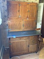 Front view of full cabinet showing upper and lower sections