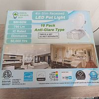 Front of box showing branding and primary specifications