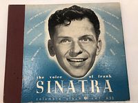 Front of the Columbia album cover featuring Frank Sinatra's portrait and album details