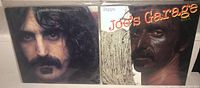 Front covers of Apostrophe and Joe's Garage Act 1 showing album artwork