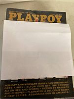Top of January 1976 Playboy Magazine showing the title and price of $1.75.