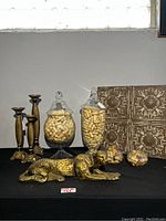 Image of the entire lot from frontal angle showing all items together