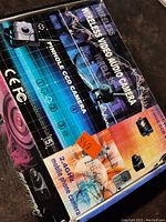 Full package box showing wireless pinhole video audio camera kit with branding and product information.