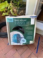 Photo of Yard Butler Wall Mount Swivel Reel box showing product image and brand