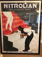 Framed poster front view showing full artwork