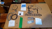 Overview of all jewelry items on board