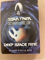Box front showing Star Trek Deep Space Nine Customizable Card Game 60 Card Starter Deck artwork.