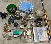 Overview of lot showing most items from above