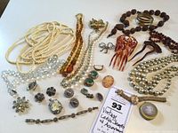 Overview of entire lot arranged on white background