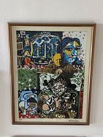 Full view of the framed Paul Blaine Henrie print.