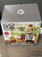Original Magic Bullet box with product image and branding.