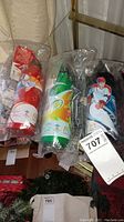 Three sealed McDonald's Vancouver 2010 Olympics aluminum water bottles in original packaging shown together