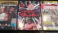 Three WWF Wrestling DVD cases in a row, showing front covers of each DVD.
