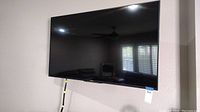 Front view of TV showing screen and bezel