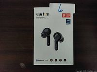 Front of the EarFun Air earbuds retail box, showing product image, brand, model, and Bluetooth 5.0 logo.