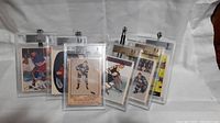 Group shot of six BGS-slabbed Parkhurst hockey cards