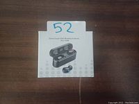 Box showing the product image and model details of the Stereo Super Mini Wireless Earbuds V5.1+EDR.