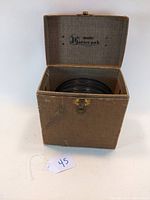 Open Ardillie Platter Pak case showing the 45 RPM vinyl records inside, front view.