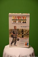 Front of box showing figure name Klaus, WWII Barbarossa 1941 Wehrmacht Infantry Private Schutze