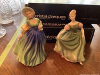 Both Michele and Jane figurines side by side on table
