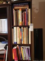 Bookshelves filled with various health and healing books, showing all items for sale.