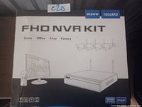Retail box showing FHD NVR Kit branding, kit overview graphics