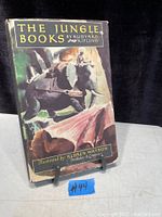 Photo of the book's front cover showing title, author, illustrator and publication details. Features an elephant and jungle illustration.