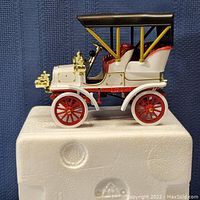 Side view of the die cast model car showing detailed features and paintwork.