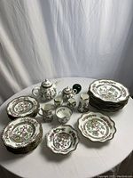 Full set displayed on table
