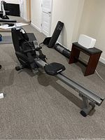 Full view of Schwinn WindRigger rowing machine in room