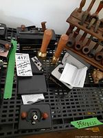 Overview of four Veritas miniature tools displayed together
